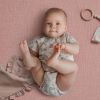 Picture of Blissful Diary Muslin Crib Sheets for Girl Boy, Boho Neutral Soft Cotton Baby Sheet for 52''x28'' Standard Crib Mattress, 2 Pack(Cream&Pink)