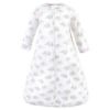 Picture of Hudson Baby Unisex Baby Cotton Wearable Sleeping Bag, Sack, Blanket, Lilac Elephants Long Sleeve, 0-3 Months