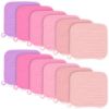 Picture of Baby Washcloths -100% Cotton Muslin Soft Baby Bath Wash Cloths and Absorbent Baby Wipes for Newborns Kids Girls and Boys - 12 Pack, 12x12 Inches - Pink, Purple, Sakura Series