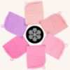 Picture of Baby Washcloths -100% Cotton Muslin Soft Baby Bath Wash Cloths and Absorbent Baby Wipes for Newborns Kids Girls and Boys - 12 Pack, 12x12 Inches - Pink, Purple, Sakura Series