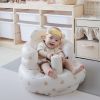 Picture of EKEPE Baby Inflatable Seat with Suction Cups for Babies 3 Months & Up, Baby Floor Seats for Sitting Up with Built in Air Pump, Blow Up Baby Chair for Infants - Bear Head