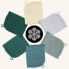 Picture of Baby Washcloths -100% Cotton Muslin Soft Baby Bath Wash Cloths and Absorbent Baby Wipes for Newborns Kids Girls and Boys - 12 Pack, 12x12 Inches - Ivory, Slate, Emerald Series
