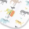 Picture of SwaddleMe Pod - Size Newborn, 0-2 Months, 2-Pack (Lil Wild One) No Wrap Zip-Up Newborn Swaddle Creates A Cozy Feeling for Baby and Helps Prevent Startle Reflex