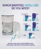 Picture of Babyfeel Refills Compatible with DEKOR PLUS Diaper Pails | 4 Pack | Exclusive 30% Extra Thickness | Diaper Pail Refills with Powerful Odor Elimination | Fresh Powder Scent | Holds up to 2320 Diapers