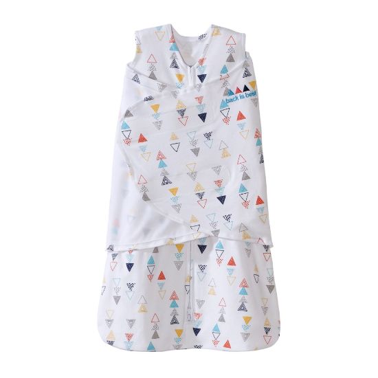 Picture of Halo Sleepsack Swaddle, 100% Cotton, Triangle Neutral, Multi, Small