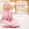Picture of Yoofoss Fleece Baby Sleep Sack 6-12 Months, TOG 1.5 Wearable Blanket Baby for Early Winter with 2-Way Zipper, Micro Fleece Infant Sleeping Sack, Warm Soft (Medium)