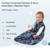 Picture of Unnivoll Baby Sleep Sack 0-6 Months 0.5 Tog Wearable Blanket Baby, 3 Pack 100% Cotton Lightweight Sleeping Sack with 2-Way Zipper for Newborn Infant Shark