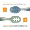 Picture of Numnum Silicone Bib for Babies & Toddlers | Waterproof, Soft, BPA Free 100% Food Grade Silicone | Self Feeding, Adjustable Fit, Unisex (2 Bibs & 2 Spoons)