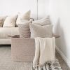Picture of Goodpick Large Woven Storage Basket, 21.6" x 14.9" x 11.8" Blanket Basket for Living Room, Bedroom, Rectangle Rope Storage Organizer for Clothes, Toys, Brown