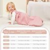 Picture of Yoofoss Muslin Baby Sleep Sack 12-18 Months 100% Cotton 0.5 Tog Baby Wearable Blanket 2 Pack Lightweight and Breathable Sleeping Sacks 2-Way Zipper