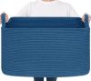 Picture of Goodpick Large Blanket Basket, Storage Baskets for Organizing, Rectangle Woven Basket for Clothes, Towels, Toy Baskets Storage Kids, 21.6" x 14.9" x 11.8"