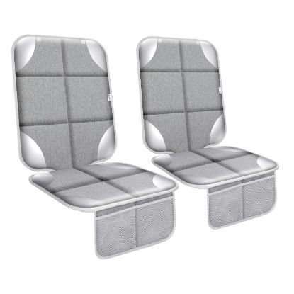 Picture of Meolsaek Car Seat Protector for Child Car Seat, Durable 600D Fabric Waterproof Car Seat Cover with Thick Pad Non-Slip Backing (No Imprints)