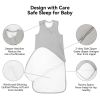 Picture of BubblePanda Rayon Made from Bamboo Sleep Sack 12-18 Months 1.0 Tog Soft Toddler Sleeping Sack for Babies 2-Way Zipper Baby Wearable Blanket