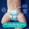 Picture of Pampers Overnight Diapers - Swaddlers Overnights - Size 3, 66 Count, Disposable Baby Diaper, Night Time Leak and Skin Protection