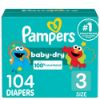 Picture of Pampers Diapers - Baby Dry - Size 3, 104 Count, Absorbent Disposable Infant Diaper (Packaging May Vary)