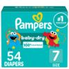 Picture of Pampers Diapers - Baby Dry - Size 7, 54 Count, Absorbent Disposable Infant Diaper (Packaging May Vary)
