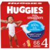 Picture of Huggies Size 4 Diapers, Little Snugglers Baby Diapers, Size 4 (22-37 lbs), 66 Count, Packaging May Vary