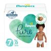 Picture of Pampers Baby Diapers - Pure Protection - Size 7, 36 Count, for up to 100% Leakproof, Premium Plant-based Skin Protection
