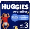 Picture of Huggies Overnites Size 3 Overnight Diapers (16-28 lbs), 66 Ct, Packaging May Vary
