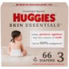 Picture of Huggies Size 3 Diapers, Skin Essentials Baby Diapers, Size 3 (16-28 lbs), 66 Count