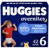 Picture of Huggies Overnites Size 6 Overnight Diapers (35+ lbs), 42 Ct, Packaging May Vary