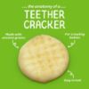 Picture of Happy Baby Organics Baby Snacks, Gentle Teething Crackers, Gluten Free & Vegan, Strawberry & Beet, 12 Count (Pack of 6)