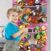 Picture of Storage for Stuffed Animal - Over Door Organizer for Stuffies, Baby Accessories, and Toy Plush Storage/Easy Installation with Breathable Hanging Storage Pockets Big Girls Chair Toddler Large Bag