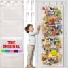 Picture of The Original Stuffed Animal Storage (Patent Pending) - Over Door Organizer for Stuffies, Baby Ideas Holder, Toy Plush/Hammock Hanging Storage Net Big Girls Toddler Large Bag Animals