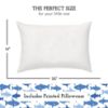 Picture of Youth Pillow with Pillowcase 16x22, Soft Jumbo Toddler Pillow, Kids Pillow & Hypoallergenic Pillow Case - Best Kids Pillows for Sleeping, Perfect Kids Travel Pillow (Fintastic Friends)