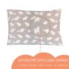 Picture of Youth Pillow with Pillowcase 16x22, Soft Jumbo Toddler Pillow, Kids Pillow & Hypoallergenic Pillow Case - Best Kids Pillows for Sleeping, Perfect Kids Travel Pillow (Elephants Gray)