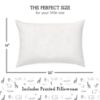 Picture of Youth Pillow with Pillowcase 16x22, Soft Jumbo Toddler Pillow, Kids Pillow & Hypoallergenic Pillow Case - Best Kids Pillows for Sleeping, Perfect Kids Travel Pillow (Animal Adventure)