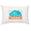 Picture of Little Sleepy Head Youth Pillow with Pillowcase 16x22, Soft Jumbo Toddler Pillow, Kids Pillow & Hypoallergenic Pillow Case - Best Kids Pillows for Sleeping, Perfect Kids Travel Pillow (White)