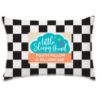 Picture of Youth Pillow with Pillowcase 16x22, Soft Jumbo Toddler Pillow, Kids Pillow & Hypoallergenic Pillow Case - Best Kids Pillows for Sleeping, Perfect Kids Travel Pillow (Checkers Black)