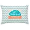 Picture of Little Sleepy Head Youth Pillow with Pillowcase 16x22, Soft Jumbo Toddler Pillow, Kids Pillow & Hypoallergenic Pillow Case - Best Kids Pillows for Sleeping, Perfect Kids Travel Pillow (Chevron Teal)