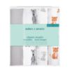 Picture of aden + anais Essentials Muslin Swaddle Blankets for Baby Girls and Boys, Newborn Receiving Blanket for Swaddling, 100% Cotton Baby Swaddle Wrap, 4 Pack, Safari Babes