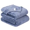 Picture of Fuzzy Throw Blanket, Plush Fleece Blankets for Adults, Toddler, Boys and Girls, Warm Soft Blankets and Throws for Bed, Couch, Sofa, Travel and Outdoor, Camping (Queen(80"x90"), XXL-Smoked Blue)