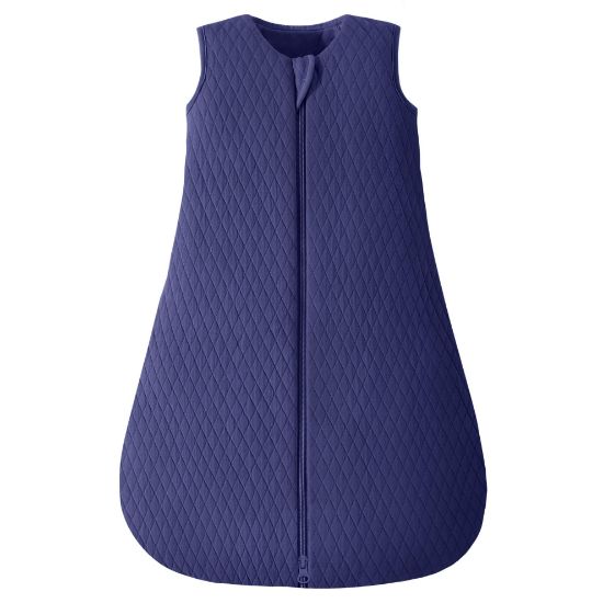 Picture of Yoofoss Baby Wearable Blanket TOG 2.5 Winter Sleep Sack 18-24 Months, 100% Cotton Toddler Sleeping Sack with 2-Way Zipper Warm Quilted Sleepsack,Navy