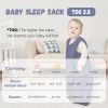 Picture of Yoofoss Baby Wearable Blanket TOG 2.5 Winter Sleep Sack 18-24 Months, 100% Cotton Toddler Sleeping Sack with 2-Way Zipper Warm Quilted Sleepsack,Navy
