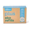 Picture of Diaper Dekor Pail Refills for Plus Original & Eko Diaper Pails, 4 Pack Unscented| Extra Thick Refills Made With 70% Recycled Materials
