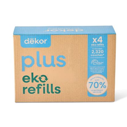 Picture of Diaper Dekor Pail Refills for Plus Original & Eko Diaper Pails, 4 Pack Unscented| Extra Thick Refills Made With 70% Recycled Materials