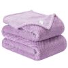 Picture of Fuzzy Throw Blanket, Plush Fleece Blankets for Adults, Toddler, Boys and Girls, Warm Soft Blankets and Throws for Bed, Couch, Sofa, Travel and Outdoor, Camping (Queen(80"x90"), XXL-Lavender)