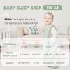 Picture of Yoofoss Baby Wearable Blanket TOG 2.5 Winter Sleep Sack 18-24 Months, 100% Cotton Toddler Sleeping Sack with 2-Way Zipper Warm Quilted Sleep Sack