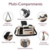 Picture of Momcozy Universal Baby Stroller Organizer, 2 Insulated Cup Holder, Detachable Zippered Pocket, Adjustable Shoulder Strap, Large Capacity for Baby Essentials, Compact Design Fits Any Strollers