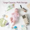 Picture of Momcozy Universal Baby Stroller Organizer, 2 Insulated Cup Holder, Detachable Zippered Pocket, Adjustable Shoulder Strap, Large Capacity for Baby Essentials, Compact Design Fits Any Strollers