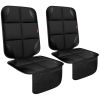 Picture of XHYANG Car Seat Protector 2 Pack, Thickest Padding, Waterproof 600D Fabric, Non-Slip Backing, Mesh Pockets for Baby and Pet, Black, Universal Fit, Car, Truck, SUV, Van