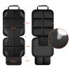Picture of XHYANG Car Seat Protector 2 Pack, Thickest Padding, Waterproof 600D Fabric, Non-Slip Backing, Mesh Pockets for Baby and Pet, Black, Universal Fit, Car, Truck, SUV, Van