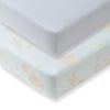 Picture of Burt's Bees Baby Essential Organic Cotton Fitted Crib Sheet, Breathable for Boy Girl Standard Crib & Toddler Mattresses