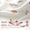 Picture of Momcozy Best Wishes Baby Towel with Hooded-Original Design Baby Towel Set -Soft & Absorbent- Shower Gifts or Bath Essential for Infant, Newborn, Toddler