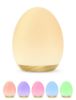 Picture of JolyWell Night Light for Kids with Color Changing Mode & Dimming Function, Rechargeable Baby Egg Night Light with 1 Hour Timer&Touch Control, up to 100H, Wood Grain