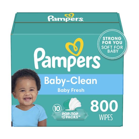 Picture of pampers baby fresh baby wipes 800 ct OLD